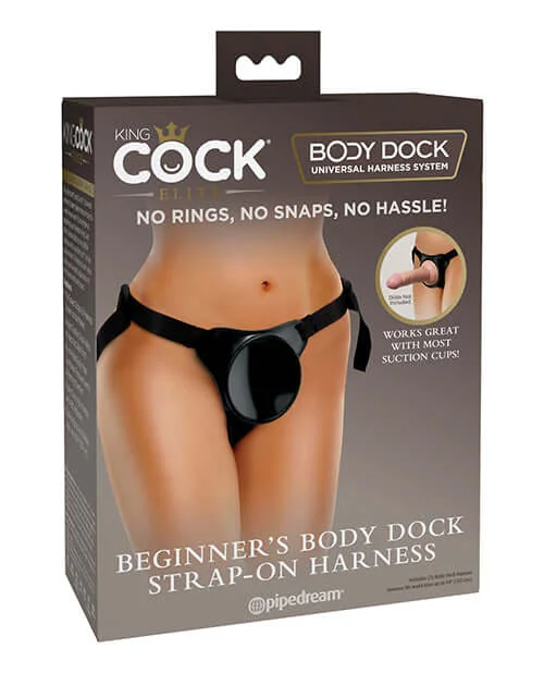 cock ring rubber-King Cock Elite Beginners Body Dock Strap On Harness