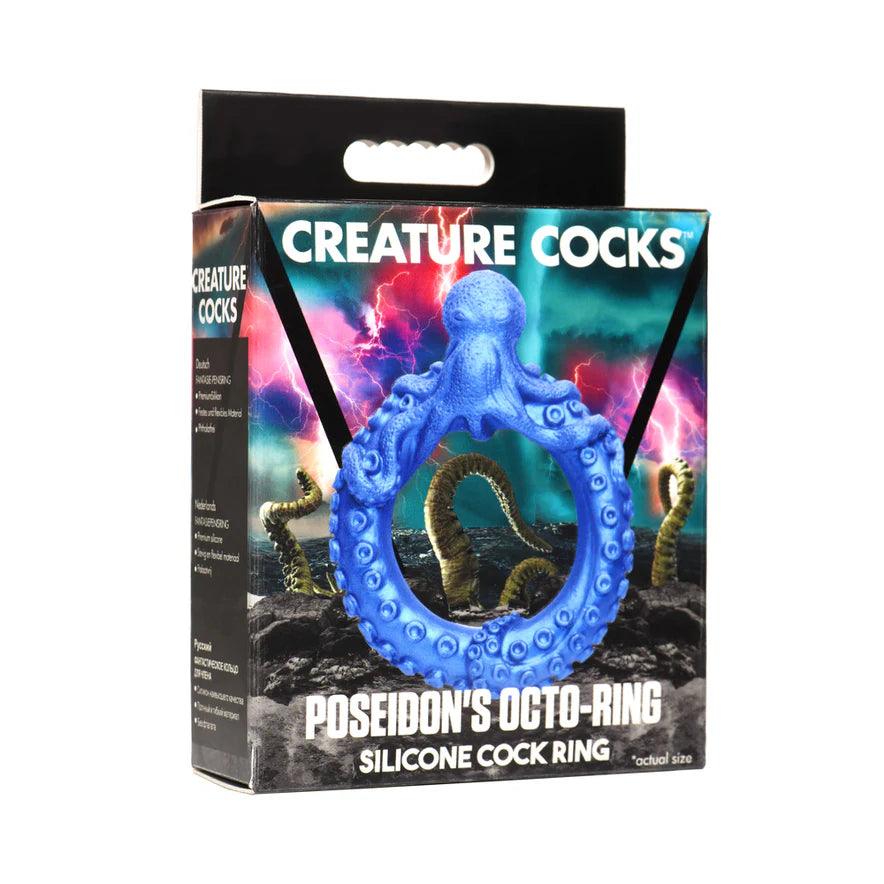 cock ring rhythm-Creature Cocks Poseidon's Octo-Ring Silicone Cock Ring