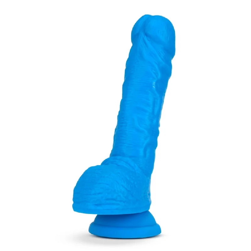 ergonomic dildo-Blush Neo Elite Dual Density Silicone 9 inch Dildo with Balls