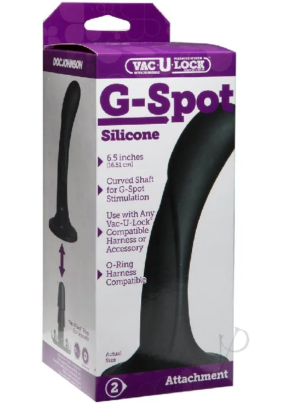 cock ring wear time-Vac-U-Lock G-Spot Silicone Attachment - Explore G-Spot Pleasure with Versatile Compatibility