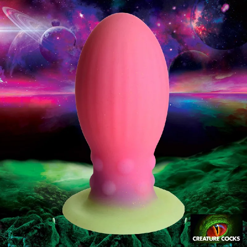 cock ring flexible-Xeno Egg Glow in the Dark Silicone Creature Cock