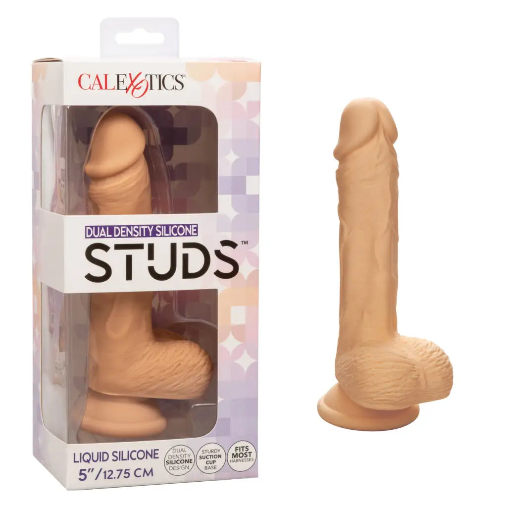 cock ring ed treatment-Dual Density Silicone Stud 5in