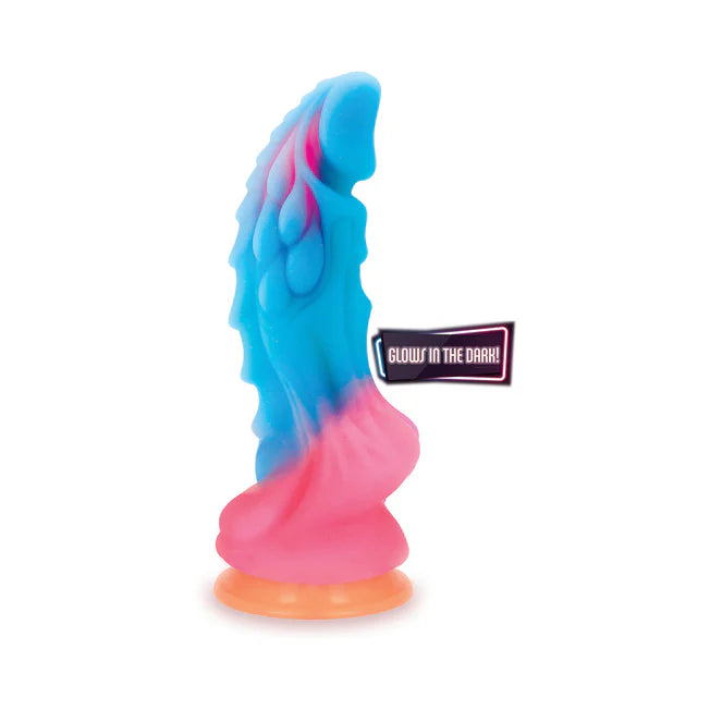 realistic travel dildo-Glow Dragon 9 in. Silicone Dildo