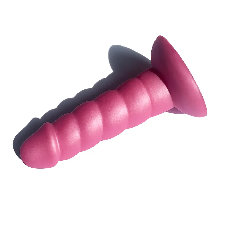 phthalate-free dildo-Raspberry Swirl Dildo