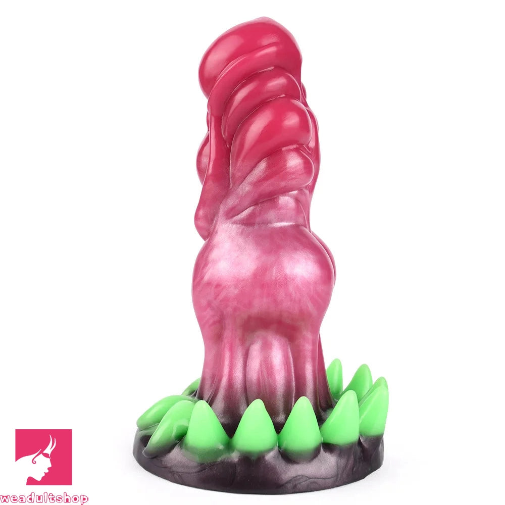 Anal toys for deep relaxation-7.87in Monster Knot Exotic Silicone Alien Soft Anal Dildo Real Sex Toy