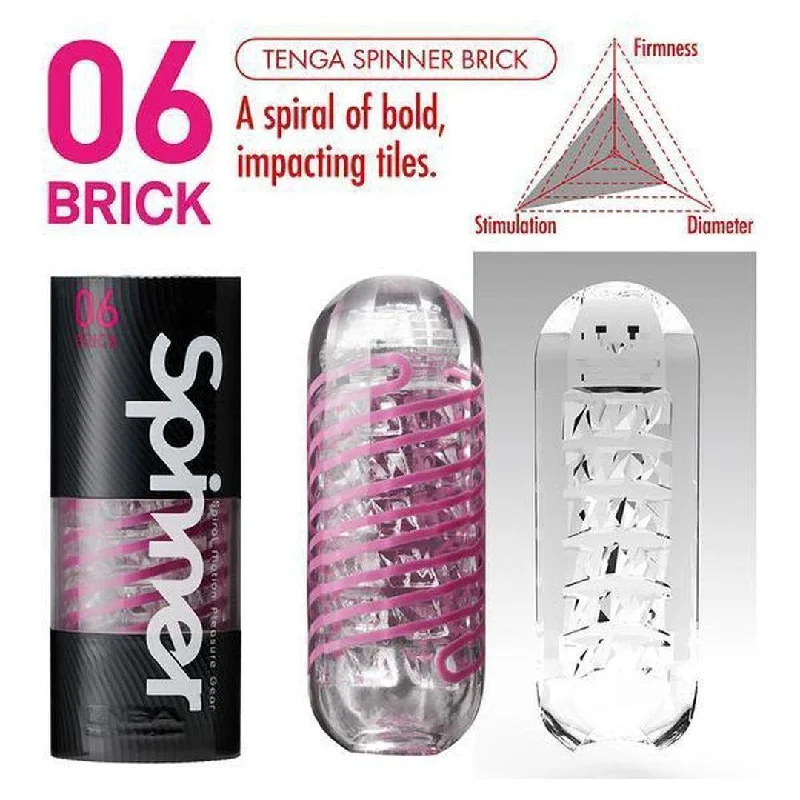 Anal toys for fantasy fulfillment-TENGA Spinner Penis Stroker | 'Brick' 06