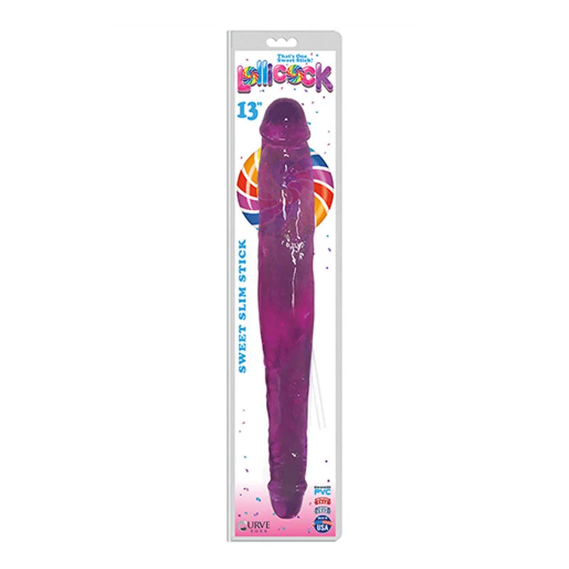 cock ring cyber monday-Lollicock Sweet Slim Stick 13in Grape