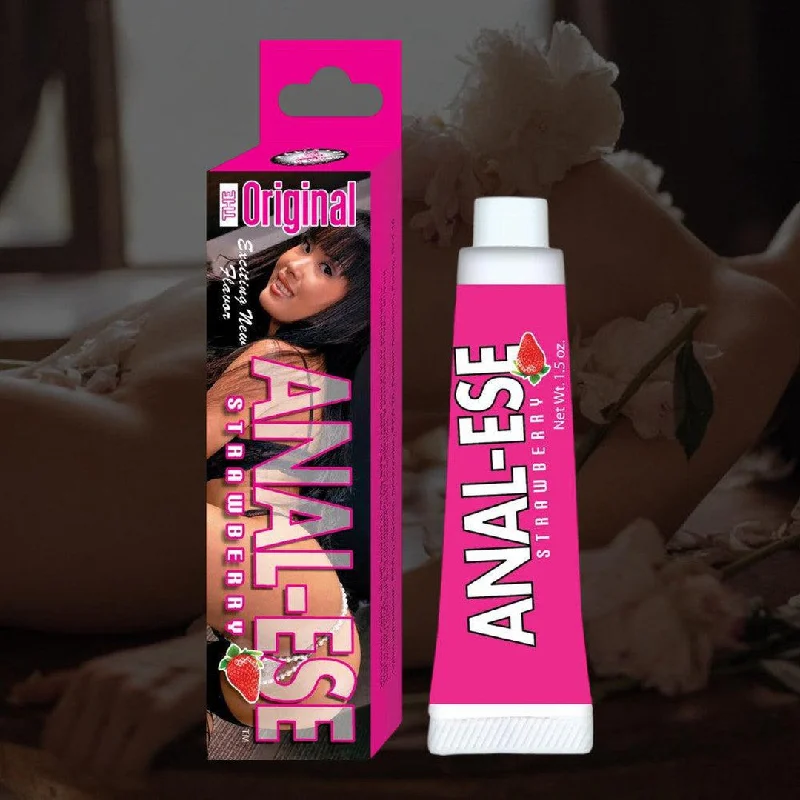 Anal toys for relaxation-Anal-Ese Strawberry Anal Numbing Lubricant 🍑