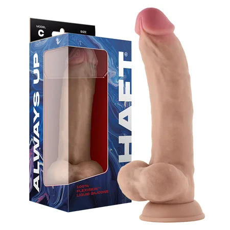 realistic cyberskin dildo-Shaft Model C Liquid Silicone Dildo With Balls 9.5 inch - All Colors