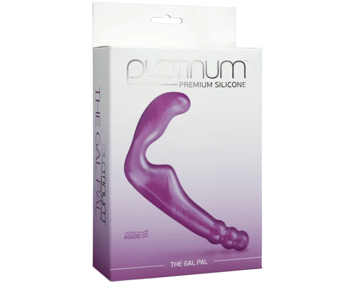 cock ring adjustable-Doc Johnson Platinum Silicone The Gal Pal