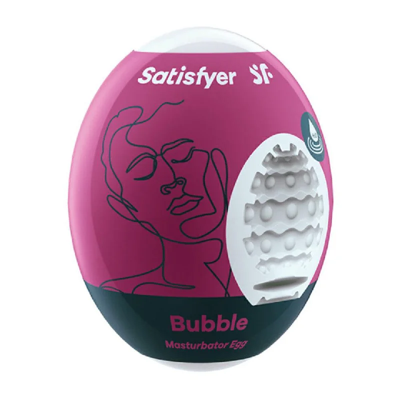 Anal toys with easy storage-Satisfyer 'Bubble' Penis Stroker Egg