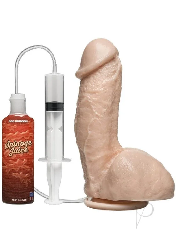 cock ring extension-Squirting Realistic Cock | Lifelike Pleasure and Splooge Action