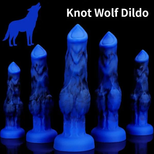 Anal toys with curved design-Wolf Animal Dildos Butt Plug - Realistic Monsterdildo Vaginal Anal Dildo SexToy Store