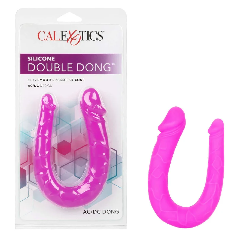 cock ring event gift-Silicone Double Dong - A Playful Journey to Double Stimulation