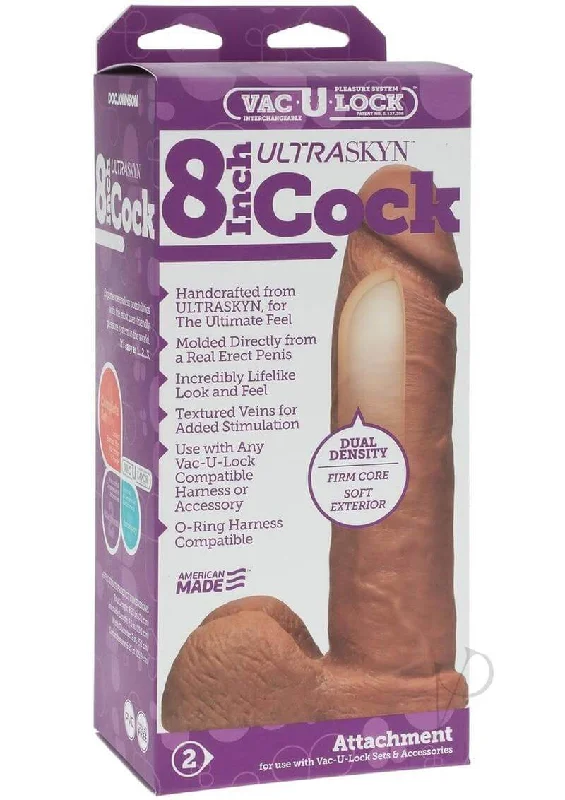 cock ring matte-Vac-U-Lock UR3 Cock 8 Brown - The Ultimate Realistic Pleasure