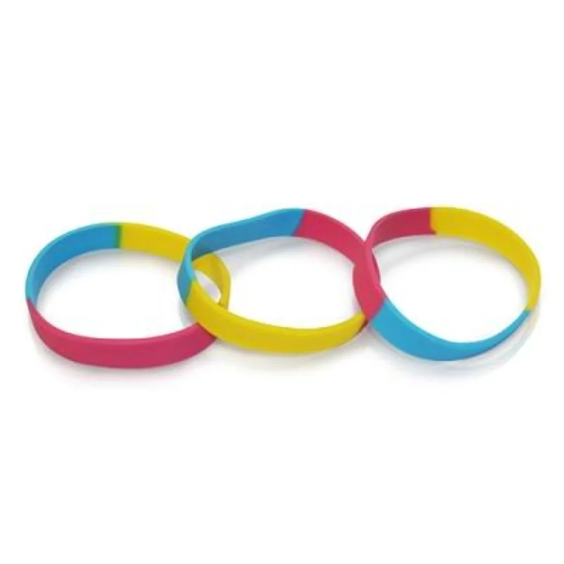 Sexy lingerie delicate-''Pansexual'' Pride -Silicone Bracelet