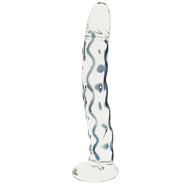 silicone multi-speed dildo-Glass Gem Dildo (emerald)