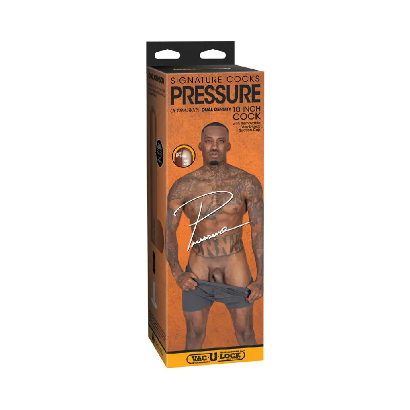 penis-extension-solutions-penis-performance-tips-Signature Cocks Pressure 10 in. ULTRASKYN Vac-U-Lock Dildo