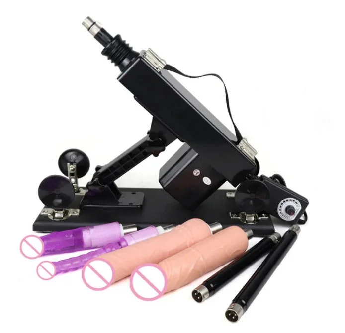 pulsating dildo-Cupid's Secrets (Set 3) New Sex machines for woman Automatic Female Masturbation Pumping Gun 3XLR sex machines for adults With Big Dildo Sex Machine