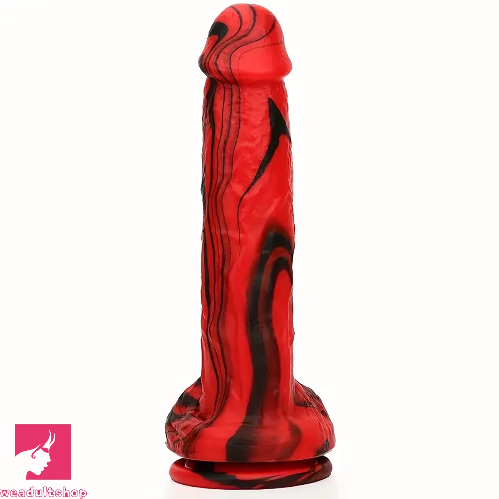 Anal toys for gentle stretching-8.26in Realistic Body-Safe Silicone Dildo For Cock Anal Stimulation