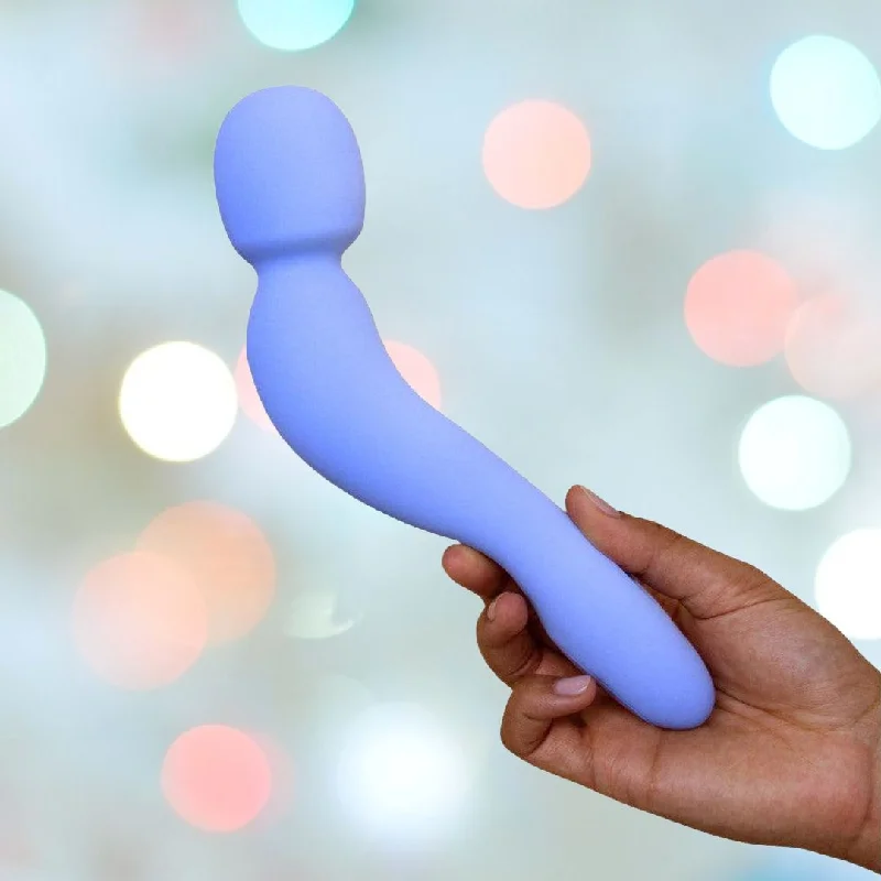 Anal toys for discreet vibes-Dame Com Wand Massager - Periwinkle