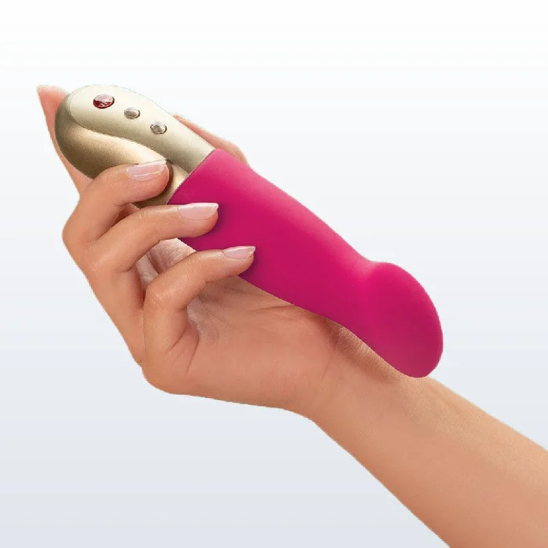 Anal toys for intimate moments-Fun Factory Sundaze Pulse Vibrating Wand Massager  - Fuchsia Pink