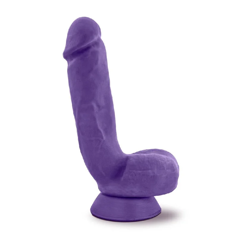 penis-enlargement-solutions-penis-function-problems-Au Natural - Bold - Pound - 8.5 Inch Dildo -  Purple