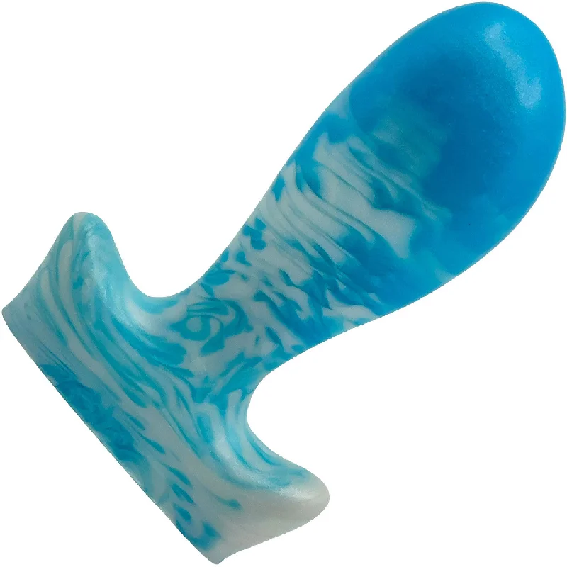 cock ring lightweight-The Festa 3.75" Small Silicone Vaginal Plug By Uberrime - Ocean Breeze