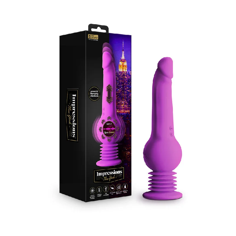 penis-health-tools-penis-medical-treatments-Impressions New York Gyroquake Dildo Purple