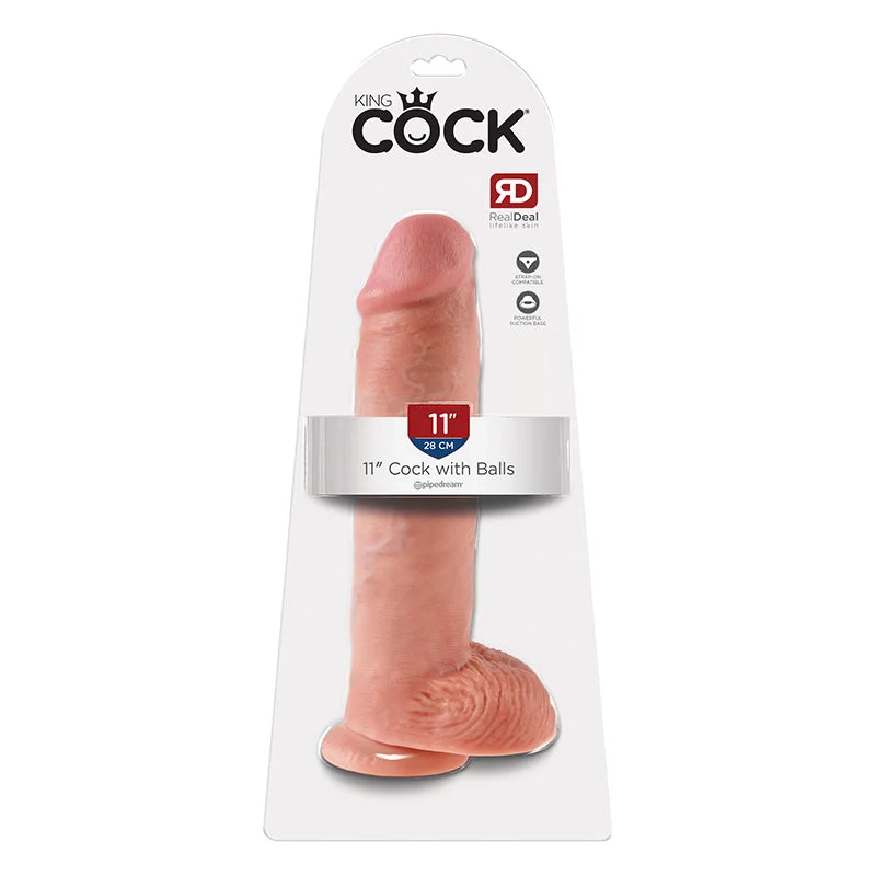 cock ring odorless-King Cock 11" Cock - Beige