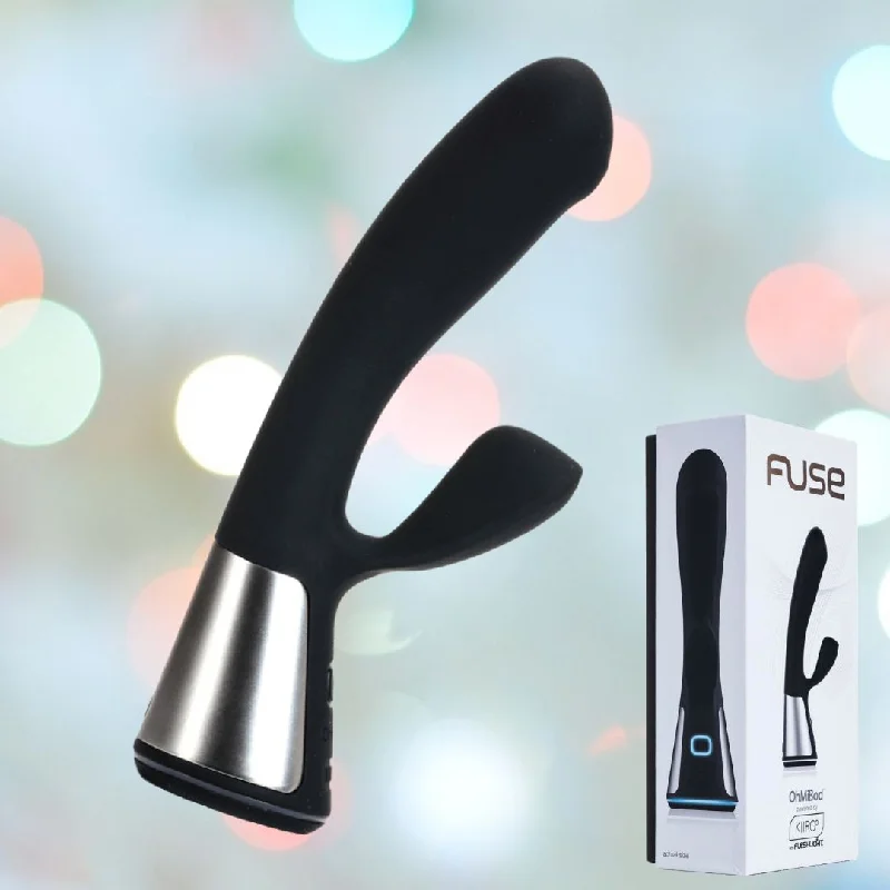 Anal toys safety advice-OhMiBod Fuse Interactive Dual Stimulator - Black