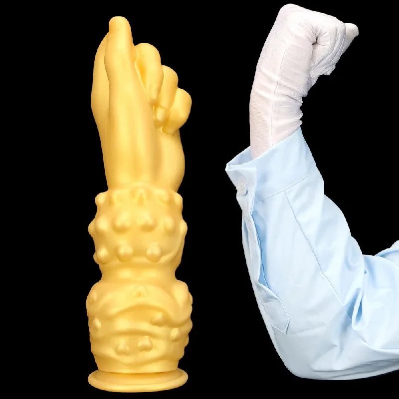 Anal toys for intimate fun-Huge Fantasy Fist Anal Dildo Butt Plug - Realistic Silicone Anal Dilator Prostate Massager