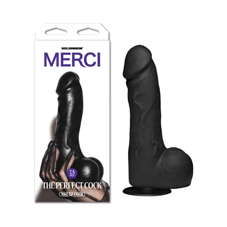 penis-health-techniques-penis-function-problems-Merci The Perfect Cock 7.5 in. Dildo with Removable Vac-U-Lock Suction Cup