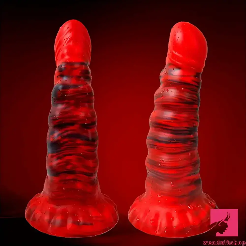 Anal toys customizable options-8.7in Fantasy Big Silicone Soft Fat Dildo For G-Spot Anal Stimulation Female