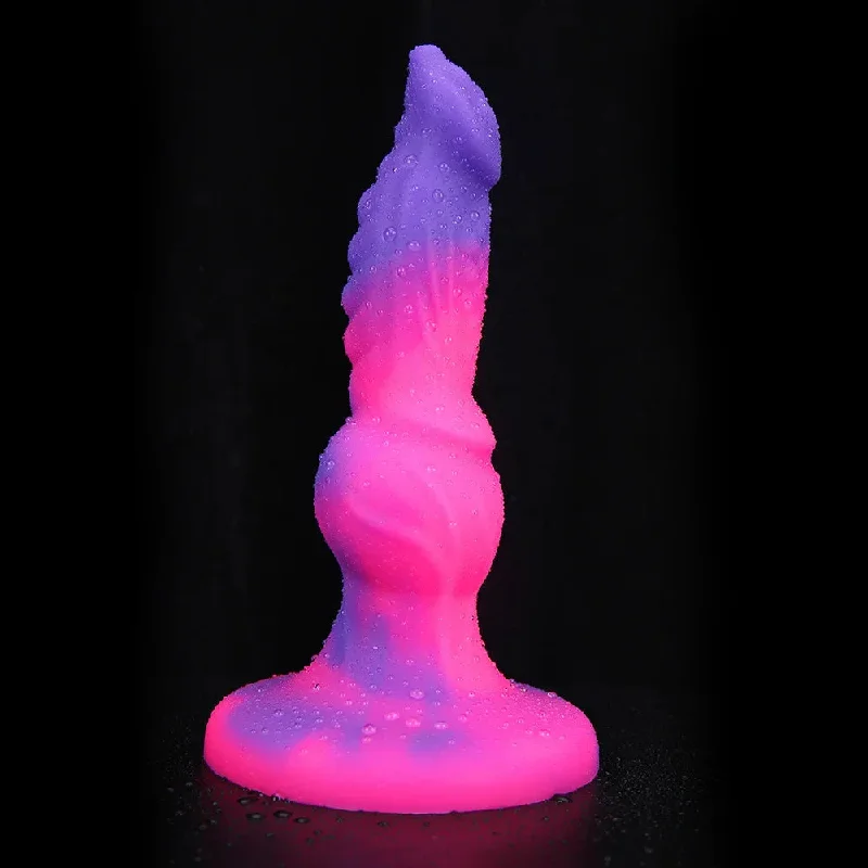 Anal toys with flared tip-Exotic Monster Dildos Butt Plug - Silicone Anal Dildo Female Male Sex Toy