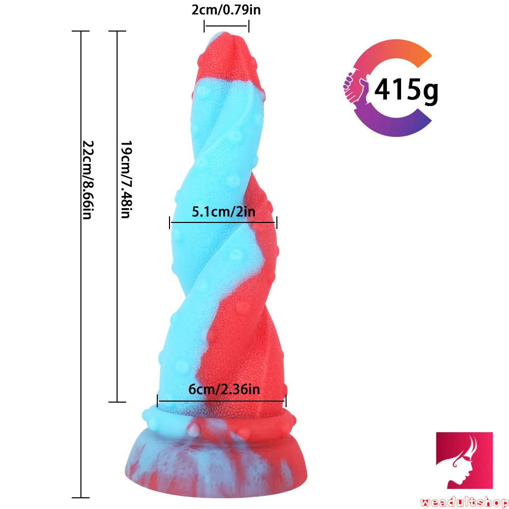 Anal toys for playful moments-8.66in Squid Animal Fantasy Dildo For Vaginal Anal Adult Toy