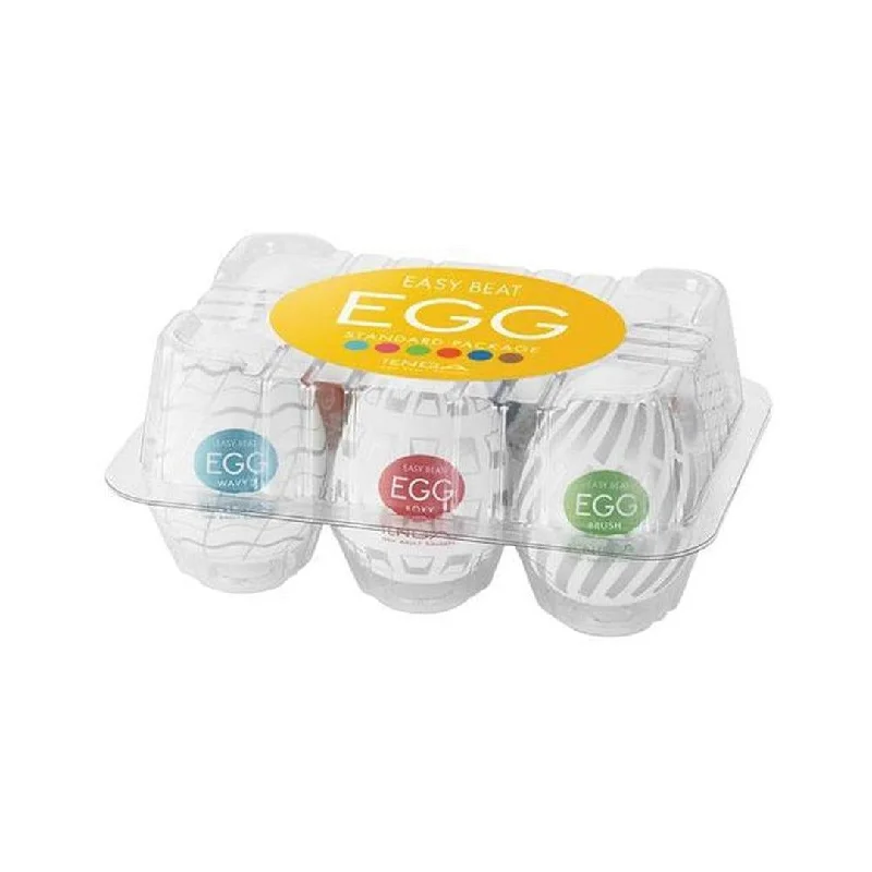 Anal toys with vibration settings-TENGA Egg Variety Pack - Standard Penis Strokers (6 Pack)