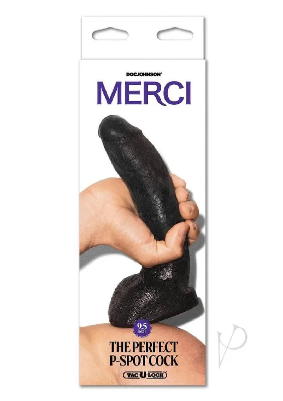 cock ring collectible-Merci Perfect P-Spot Cock Black: Ultimate Prostate Pleasure