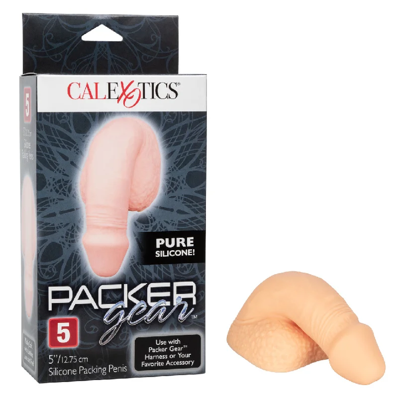 cock ring stainless steel-Calexotics PACKER GEAR 5 inch/ 12.75cm Pure Silicone Packing Penis