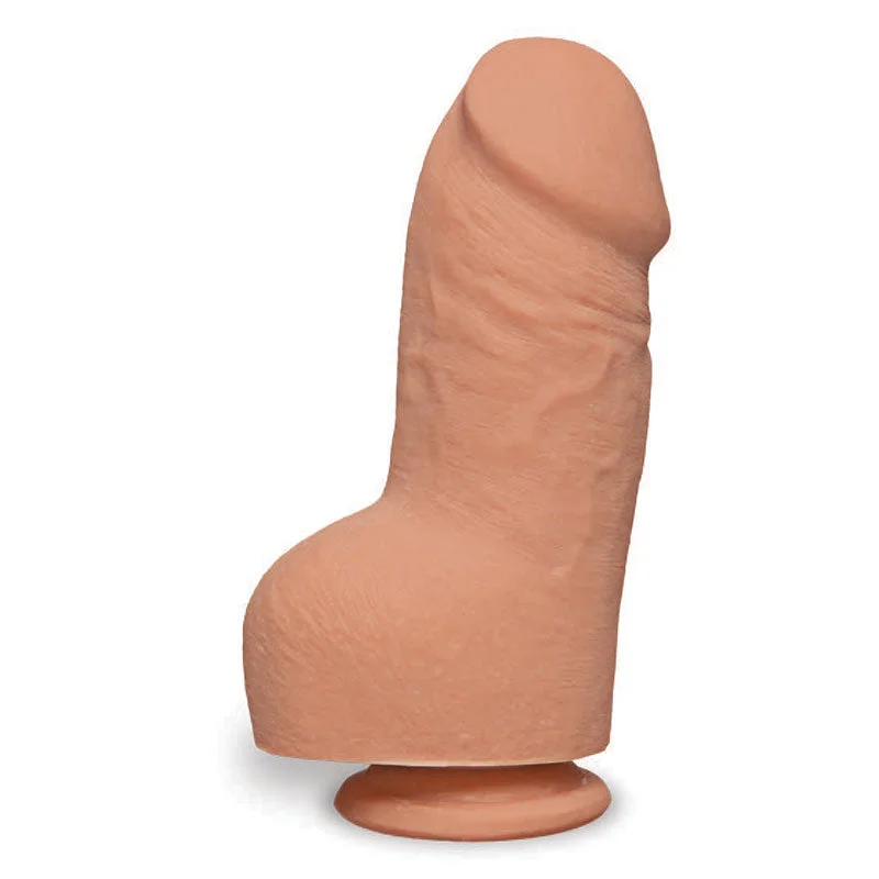 discreet vibrating dildo-The D Fat D 8 inches With Balls Ultraskyn Beige Dildo