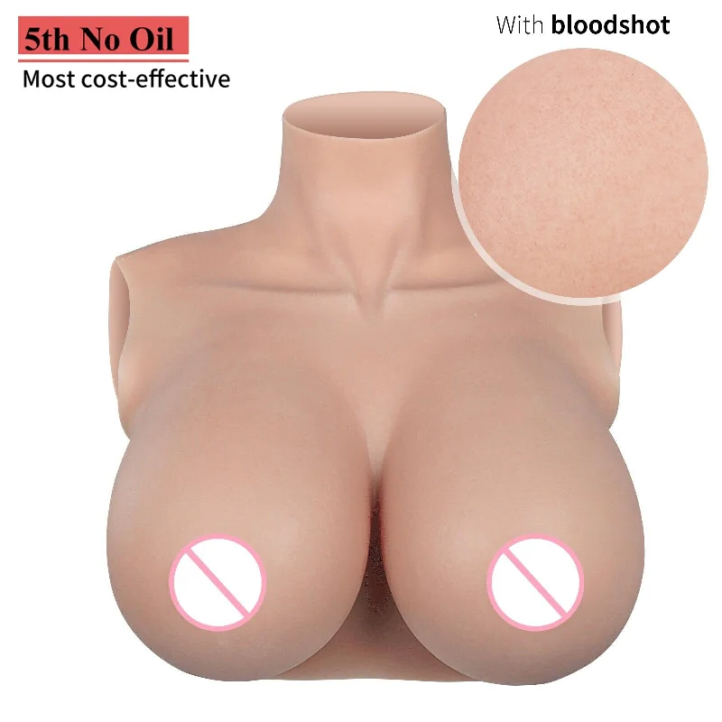 cock ring hygiene-Huge H Cup Silicone Breast Forms With Bloodshot