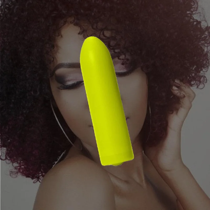 Anal toys for anal prep-Zee Bullet Portable Clitoral Vibrator by Dame - Citrus