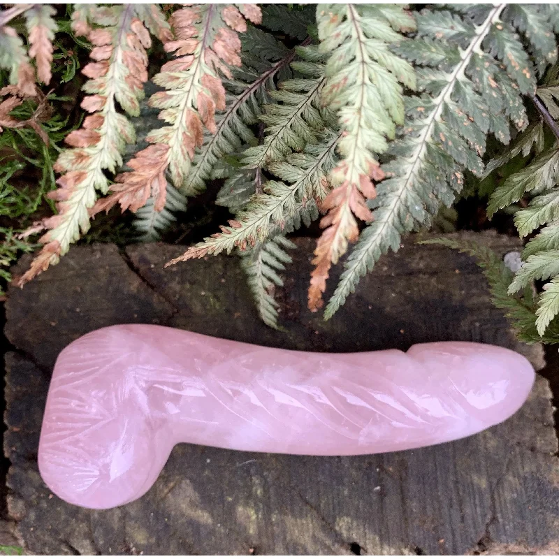 silicone hollow dildo-Xtra Large Rose Quartz Dildo