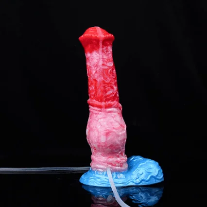 Anal toys for couples bonding-Inflatable Squirting Horse Dildo Butt Plug - Fantasy Monsterdildo Anal Sex Toys for Men Women