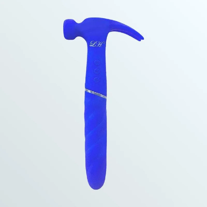 Anal toys with easy texture-Love Hamma Thrusting Multi-Function Vibrator - Blue