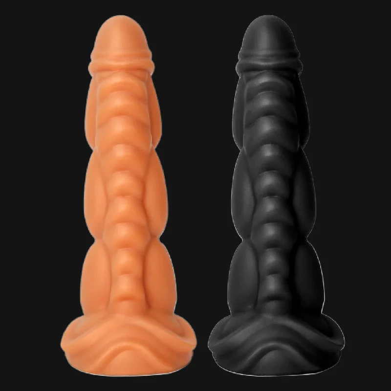 Anal toys for kinky play-Realistic Monster Dildo - Exotic Big Anal Dildo Dilator Suction Cup Sex Toys