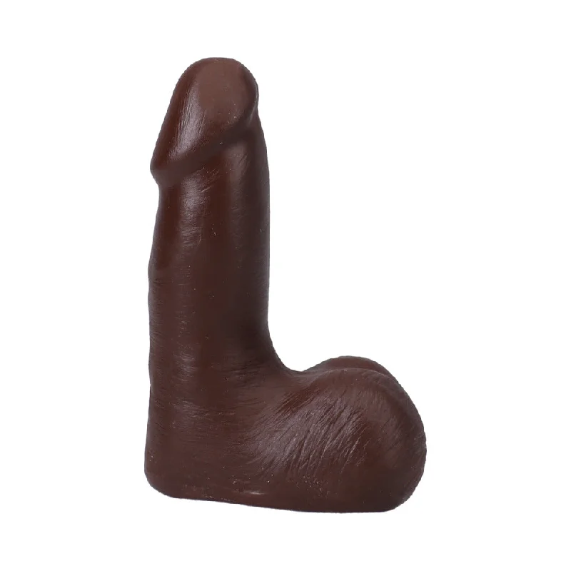 penis-function-solutions-penis-extension-devices-The Realistic Cock 5 in. ULTRASKYN Vac-U-Lock Dildo with Balls Chocolate