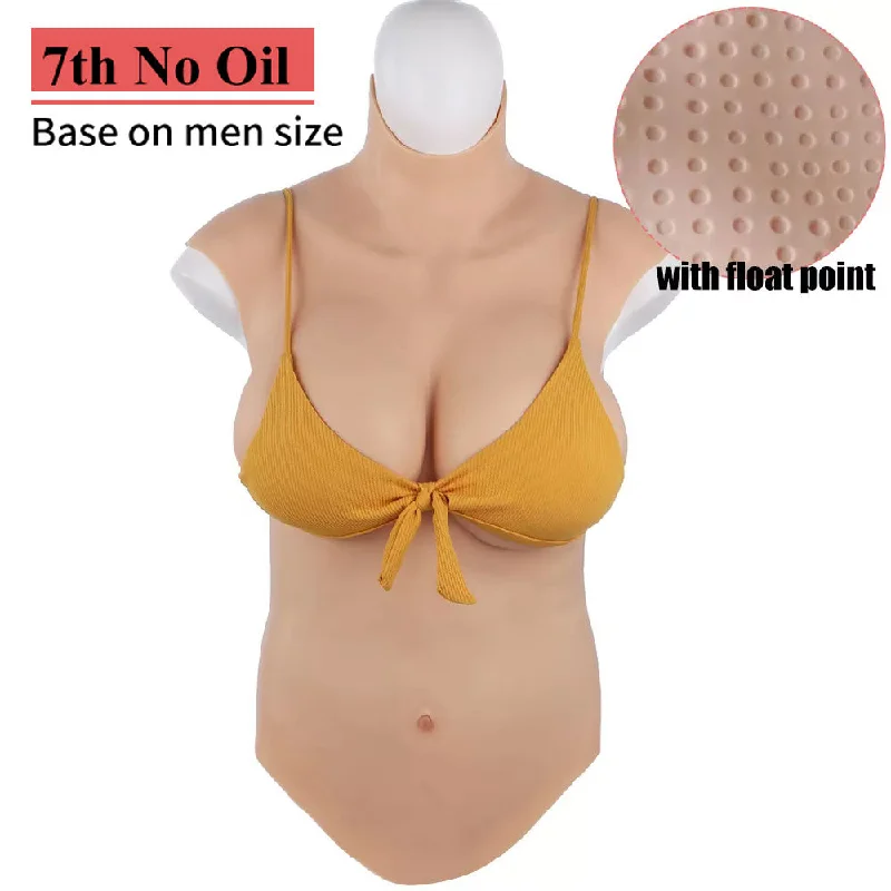 cock ring comfort-Wearable Upper Bust Oversize Silicone Fake Boobs