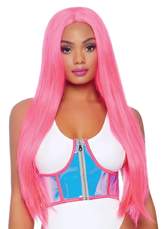 Sexy lingerie with heels-Holographic Underbust Corset - M/l