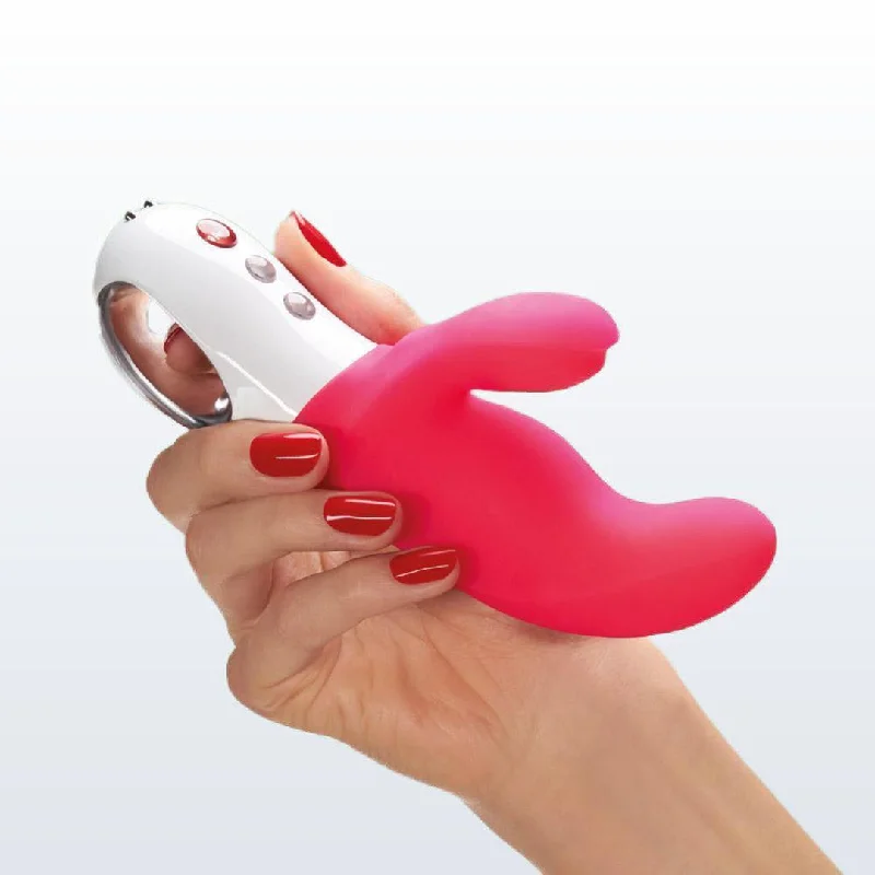 Anal toys for playful exploration-Fun Factory 'Miss Bi' Rabbit Waterproof Vibrator - Pink